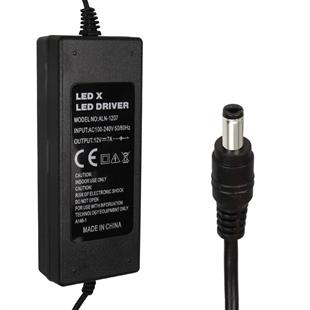 Ledx ALN-1207 12 Volt - 7 Amper 5.5*2.5 Mm Uç Plastik Kasa Masaüstü Adaptör