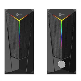 Lenovo Lecoo DS104 Kablolu Usb + 3.5Mm Jack 6W 80dB Rgb Işıklı 1+1 Gaming Speaker - Hoparlör