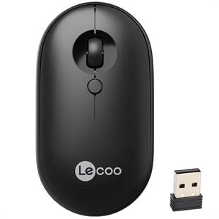 Lenovo Lecoo WS212 1600 DPI 4 Tuşlu Kablosuz Siyah Optik Mouse