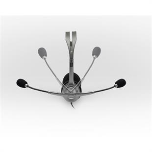 Logitech 981-000271 H110 Mikrofonlu kulaklık,siyah