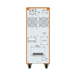 MAKELSAN 10kva Powerpack Se Online Ups Ücretsiz Kurulum 1/1 (16X9AH) (+V.2)  K.G.K_PF=1