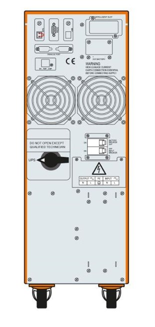 MAKELSAN POWERPACK SE 6KVA 1F/1F (16X7AH) PF;0,9 5/10DK ONLINE UPS