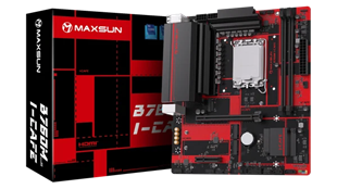 MAXUN B760M I-CAFE DDR5 HDMI-DP PCIE 5.0 1700p mATX