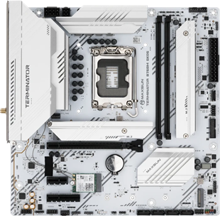 MAXUN TERMINATOR B760M GKD5 ICE DDR5 HDMI-DP PCIE 4.0 1700p mATX BEYAZ