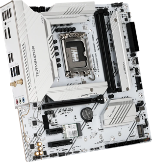 MAXUN TERMINATOR B760M GKD5 ICE DDR5 HDMI-DP PCIE 4.0 1700p mATX BEYAZ