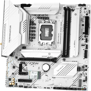 MAXUN TERMINATOR B760M GKD5 ICE DDR5 HDMI-DP PCIE 4.0 1700p mATX BEYAZ