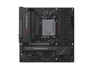 MAXUN TERMINATOR B850M DARK WIFI6 DDR5 HDMI-DP TYPEC PCIE 5.0 AM5 mATX
