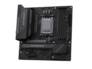 MAXUN TERMINATOR B850M DARK WIFI6 DDR5 HDMI-DP TYPEC PCIE 5.0 AM5 mATX