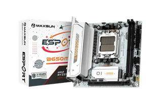 MAXUN eSport B650ITX WIFI ICE DDR5 HDMI-DP PCIE 4.0 AM5 mITX