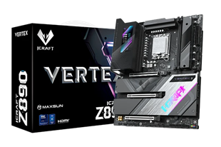 MAXUN iCRAFT  Z890 VERTEX WIFI7 DDR5 HDMI-DP PCIE 5.0 1851p ATX