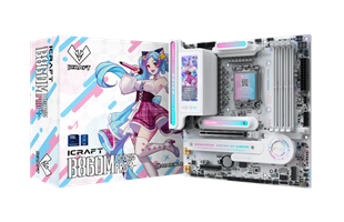 MAXUN iCRAFT B860M CROSS PRO WIFI HDMI-DP TYPEC PCIE 5.0 1851p mATX BEYAZ
