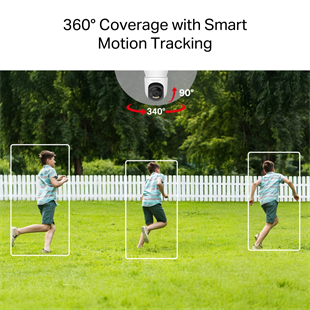 MERCUSYS 2mp 4mm Kablosuz Wıfı Pan-Tilt Harici IP Kamera MC500