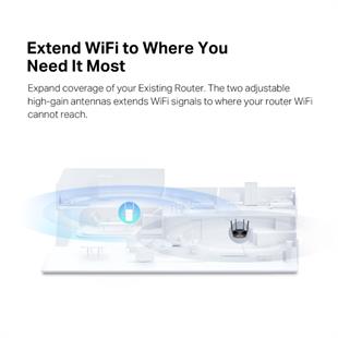 MERCUSYS ME60X WIFI6 AX1500 Menzil Genişletici Router Priz Tip