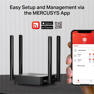 MERCUSYS MR62X WIFI6 AX1500 Dual Band Router