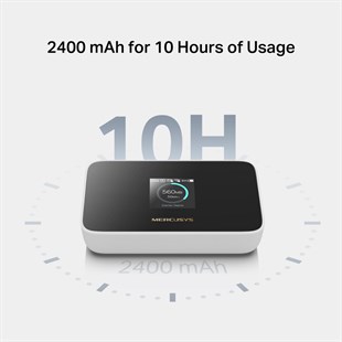 MERCUSYS MT115 4G LTE Wıfı6 AX300 Taşınabilir Router Bataryalı
