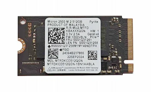 MICRON 512GB 2500 MTFDKCD512QGN 4200-2000MB/s 2242 M2 NVME GEN4 Disk Kutusuz