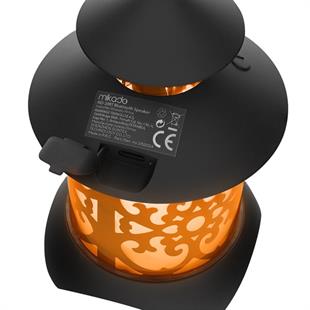 MIKADO MD-20BT Siyah 5W 1200mAh BT-LED Işıklı Bluetooth Hoparlör