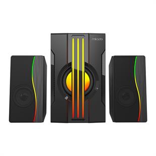 MIKADO MD-254 2+1 25W(5w*2+15w) Usb+SD+Fm Bluetooth Destekli RGB Ses Sistemi