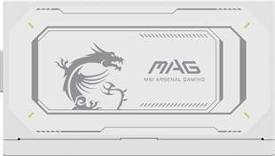 MSI 1000w 80+ Gold MAG A1000GL PCIE5 WHITE Tam Modüler Power Supply Beyaz