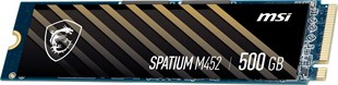 MSI 500GB M452 3500-2700MB/s M2 NVME GEN4 Disk
