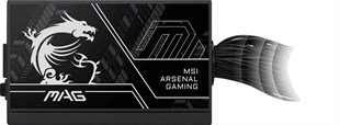 MSI 750w 80+ Bronze MAG A750BN PCIE5 III Power Supply