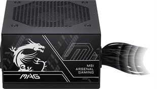 MSI 750w 80+ Bronze MAG A750BN PCIE5 III Power Supply