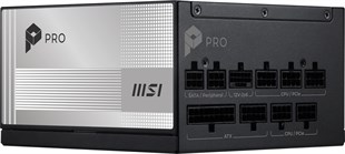 MSI 850w 80+ Platinum PRO A850PL PCIE5 Tam Modüler Power Supply