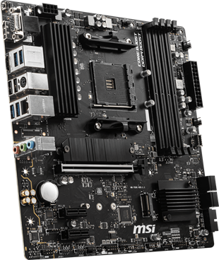 MSI B550M PRO-VDH DDR4 M2 PCIe NVME HDMI DP PCIe 16X v4.0 AM4 mATX