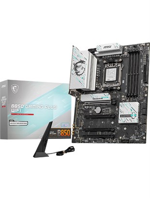 MSI B850 GAMING PLUS WIFI6E DDR5 HDMI-DP TYPEC PCIE 5.0 AM5 ATX