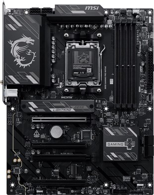 MSI B850 GAMING PRO WIFI6E HDMI-DP TYPEC PCIE 5.0 AM5 ATX