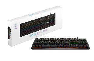 MSI FORGE GK300 RED SWITCH RGB MEKANIK GAMING KLAV