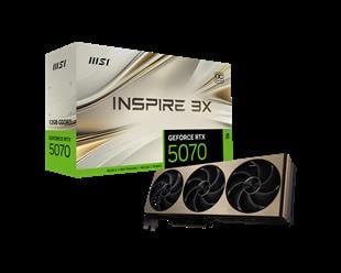 MSI GEFORCE RTX 5070 12G INSPIRE 3X OC 192BIT
