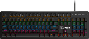 MSI GK300 Kablolu RGB Siyah Gaming Klavye