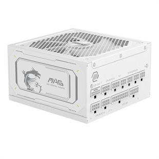 MSI MAG 1000GL PCIE5 WHITE 1000W 80+ GOLD POWER