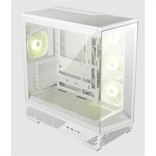 MSI MAG PANO 130R PZ TEMPERLİ CAM 3X120MM REVERSE ARGB 1X120MM ARGB FAN ATX PANORAMİK GAMİNG BİLGİSAYAR KASASI