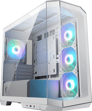 MSI MAG PANO M100R PZ WHITE Gaming Mid-Tower PC Kasası Beyaz