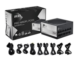 MSI PRO A850PL PCIE5 850W 80+ PLATINUM PSU