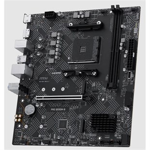 MSI PRO B550M-B DDR4 4600MHZ 1XHDMI 2XM.2 MATX AM4 (AMD AM4 5000/5000G/4000G/3000/3000G SERİLERİ İLE UYUMLU)
