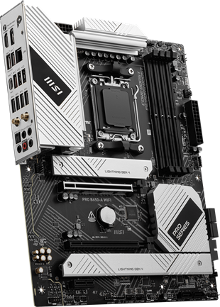 MSI PRO B650-A WIFI6E DDR5 HDMI,DP Port PCIE 4.0 AM5 ATX