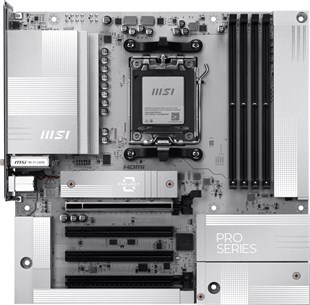 MSI PRO B850M-A WIFI7 PZ DDR5 HDMI-DP TYPEC PCIE 5.0 AM5 mATX BEYAZ