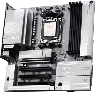 MSI PRO B850M-A WIFI7 PZ DDR5 HDMI-DP TYPEC PCIE 5.0 AM5 mATX BEYAZ