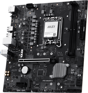 MSI PRO B860M-E DDR5 HDMI-DP PCIE 5.0 1851p mATX