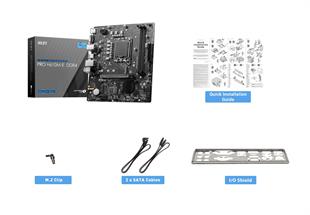 MSI PRO H610M-E DDR4 M2 PCIe NVME HDMI PCIe 16X v4.0 1700p mATX