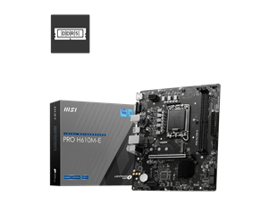 MSI PRO H610M-E H610 DDR4 Vga GLan mATX HDMI M2 USB3.2 1700p Anakart
