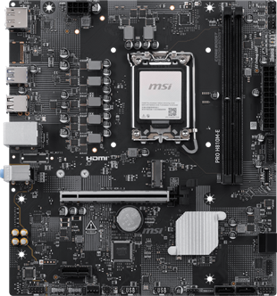MSI PRO H810M-E DDR5 HDMI-DP PCIE 4.0 1851p mATX
