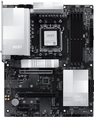 MSI PRO X870E-S EVO WIFI7 DDR5 HDMI-DP TYPEC PCIE 5.0 AM5 ATX