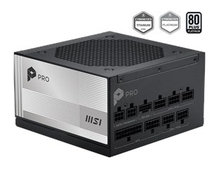 MSI PSU PRO A1000PL PCIE5 1000W 80+ Platinum Power