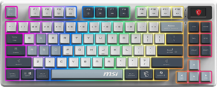 MSI Q TR GG Forge GK600 TKL Sky Switch Mekanik Beyaz Oyuncu Klavyesi