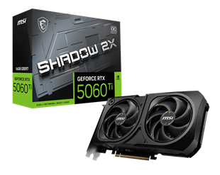 MSI RTX5060TI 16GB SHADOW 2X OC GDDR7 128bit HDMI DP PCIe 5.0