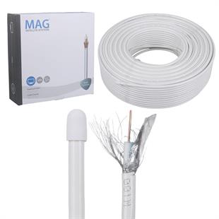 Mag RG6-U4 Bakır SAT1 Anten Kablosu 100 Mt